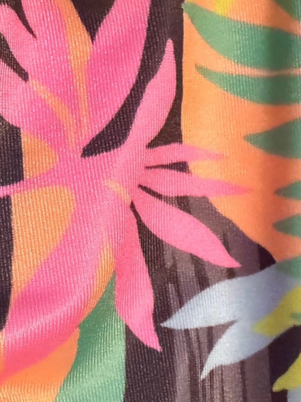 Buy 1 get 1 free art class Pink, Blue & Mint Tropical Leaf Two-Piece Bikini - Picture 5 of 7